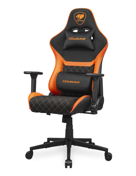 COUGAR CGR-A2F Silla para videojuegos universal Asiento acolchado tapizado Negro, Naranja