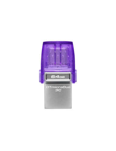 Kingston Technology DataTraveler 64GB microDuo 3C 200MB s dual USB-A + USB-C