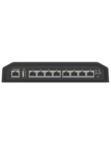 Ubiquiti EdgeSwitch 8XP Gestionado Gigabit Ethernet (10 100 1000) Energía sobre Ethernet (PoE) Negro