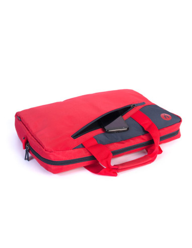 NGS Monray Ginger Red 39,6 cm (15.6") Maletín Antracita, Rojo