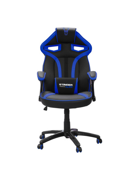Woxter Stinger Station Alien Silla para videojuegos de PC Asiento acolchado Negro, Azul