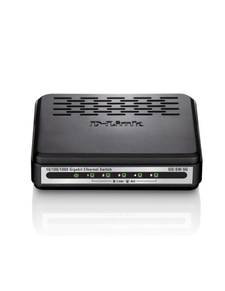 D-Link GO-SW-5G switch No administrado Negro