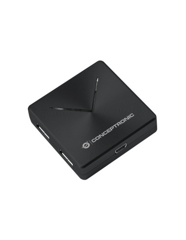 Conceptronic HUBBIES02B hub de interfaz USB 3.2 Gen 1 (3.1 Gen 1) Mini-B 5000 Mbit s Negro