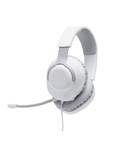 JBL Quantum 100 Auriculares Alámbrico Diadema Juego Blanco