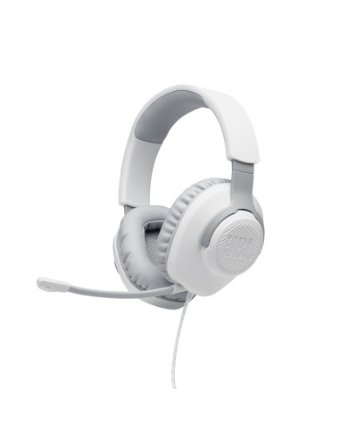 JBL Quantum 100 Auriculares Alámbrico Diadema Juego Blanco