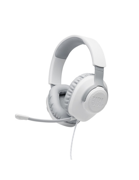 JBL Quantum 100 Auriculares Alámbrico Diadema Juego Blanco