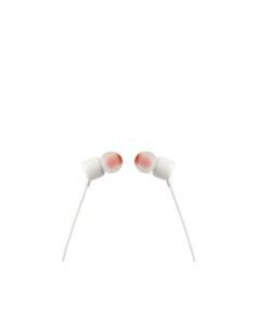 JBL Tune 110 Auriculares Alámbrico Dentro de oído Música Blanco