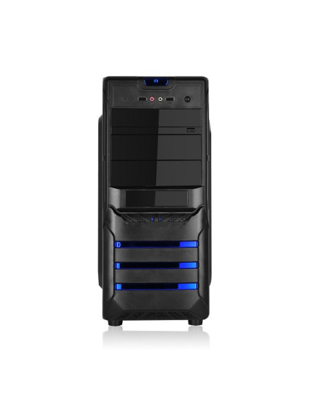 L-Link LEONIS carcasa de ordenador Torre Negro 500 W