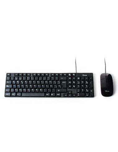 L-Link LL-KB-816-COMBO teclado Ratón incluido Oficina USB Español Negro