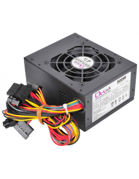 L-Link LL-PS-MICRO-500 unidad de fuente de alimentación 500 W 20+4 pin ATX Negro