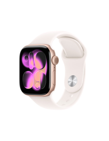 Apple Watch Series 11 OLED 42 mm Digital 374 x 446 Pixeles Pantalla táctil Oro rosa Wifi GPS (satélite)