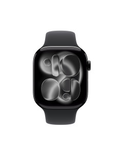 Apple Watch Series 11 OLED 46 mm Digital 416 x 496 Pixeles Pantalla táctil Negro Wifi GPS (satélite) 2