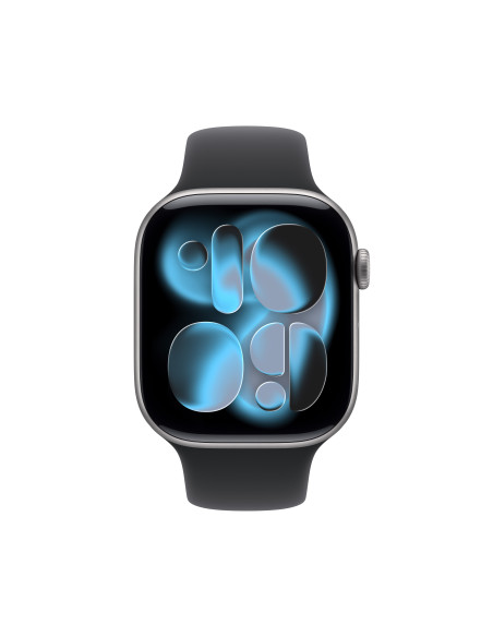 Apple Watch Series 11 OLED 46 mm Digital 416 x 496 Pixeles Pantalla táctil Gris Wifi GPS (satélite)