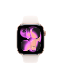 Apple Watch Series 11 OLED 46 mm Digital 416 x 496 Pixeles Pantalla táctil Oro rosa Wifi GPS (satélite) 2