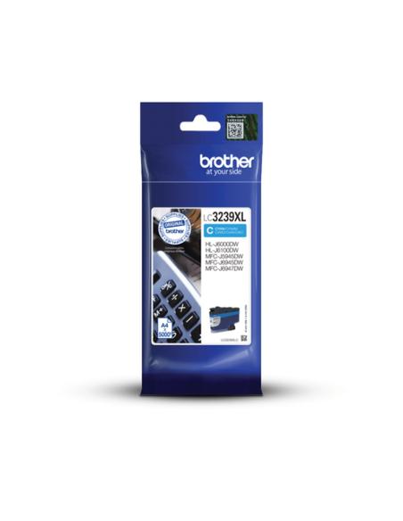 Brother LC3239XLC cartucho de tinta 1 pieza(s) Original Alto rendimiento (XL) Cian
