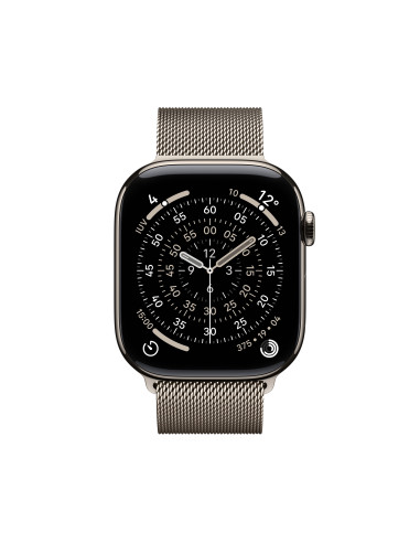 Apple Watch Series 11 OLED 46 mm Digital 416 x 496 Pixeles Pantalla táctil 5G Titanio Wifi GPS (satélite)