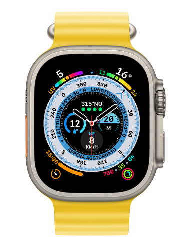 Apple Watch Ultra OLED 49 mm Digital 410 x 502 Pixeles Pantalla táctil 4G Titanio Wifi GPS (satélite)