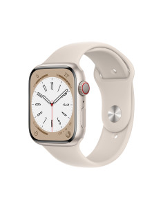 Apple Watch Series 8 OLED 45 mm Digital 396 x 484 Pixeles Pantalla táctil 4G Beige Wifi GPS (satélite)