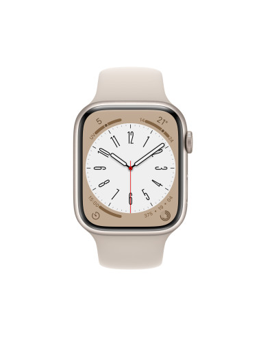 Apple Watch Series 8 OLED 45 mm Digital 396 x 484 Pixeles Pantalla táctil 4G Beige Wifi GPS (satélite)