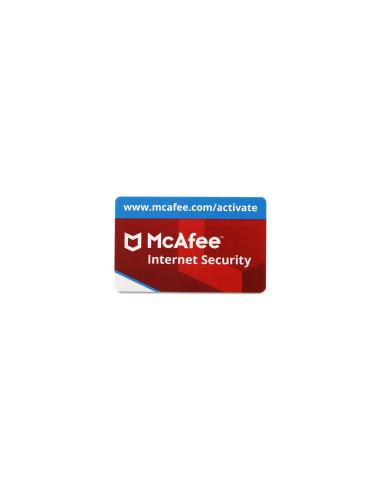 ANTIVIRUS MCAFEE INTERNET SECURITY 3 PC 1 AÍ‘O LICENCIA ELECTRONICA