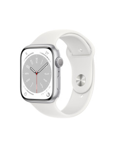 Apple Watch Series 8 OLED 41 mm Digital 352 x 430 Pixeles Pantalla táctil Plata Wifi GPS (satélite)