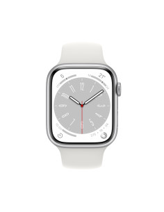Apple Watch Series 8 OLED 41 mm Digital 352 x 430 Pixeles Pantalla táctil Plata Wifi GPS (satélite) 2