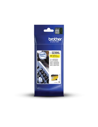 Brother LC-3239XLY cartucho de tinta 1 pieza(s) Original Alto rendimiento (XL) Amarillo