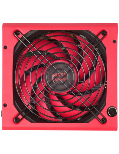 Mars Gaming MPVU750M, Fuente Alimentación Full Modular 750W ATX, 10 Años Garantía, 80Plus Silver +87% Eficiencia, Ventilador