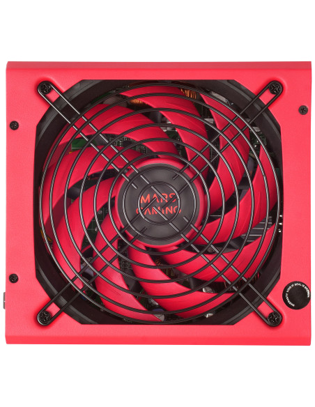 Mars Gaming MPVU750M, Fuente Alimentación Full Modular 750W ATX, 10 Años Garantía, 80Plus Silver +87% Eficiencia, Ventilador