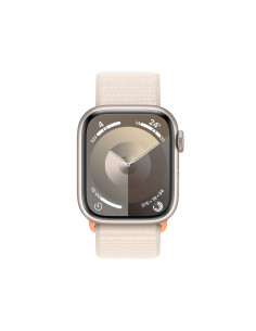 Apple Watch Series 9 41 mm Digital 352 x 430 Pixeles Pantalla táctil Beige Wifi GPS (satélite) 2