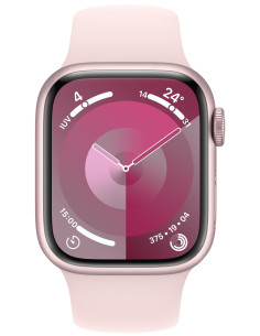 Apple Watch Series 9 41 mm Digital 352 x 430 Pixeles Pantalla táctil Rosa Wifi GPS (satélite) 2