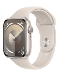 Apple Watch Series 9 45 mm Digital 396 x 484 Pixeles Pantalla táctil Beige Wifi GPS (satélite)