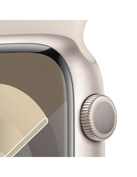 Apple Watch Series 9 45 mm Digital 396 x 484 Pixeles Pantalla táctil Beige Wifi GPS (satélite)