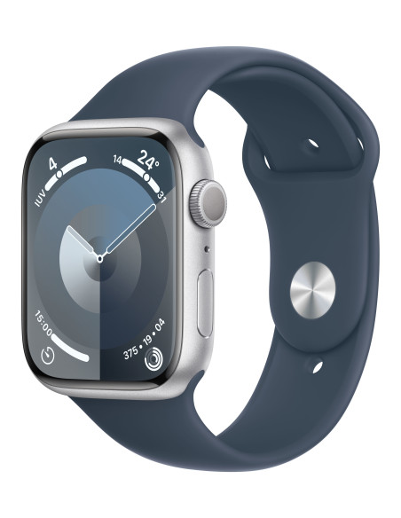 Apple Watch Series 9 45 mm Digital 396 x 484 Pixeles Pantalla táctil Plata Wifi GPS (satélite)