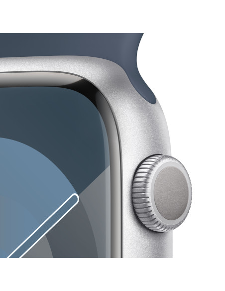 Apple Watch Series 9 45 mm Digital 396 x 484 Pixeles Pantalla táctil Plata Wifi GPS (satélite)