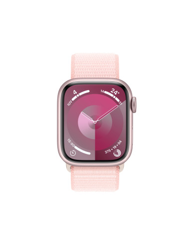 Apple Watch Series 9 41 mm Digital 352 x 430 Pixeles Pantalla táctil 4G Rosa Wifi GPS (satélite)
