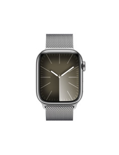 Apple Watch Series 9 41 mm Digital 352 x 430 Pixeles Pantalla táctil 4G Plata Wifi GPS (satélite) 2