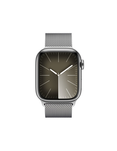 Apple Watch Series 9 41 mm Digital 352 x 430 Pixeles Pantalla táctil 4G Plata Wifi GPS (satélite)
