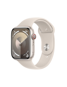 Apple Watch Series 9 45 mm Digital 396 x 484 Pixeles Pantalla táctil 4G Beige Wifi GPS (satélite)