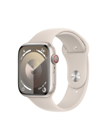 Apple Watch Series 9 45 mm Digital 396 x 484 Pixeles Pantalla táctil 4G Beige Wifi GPS (satélite)