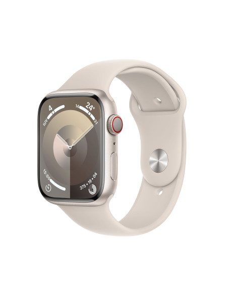 Apple Watch Series 9 45 mm Digital 396 x 484 Pixeles Pantalla táctil 4G Beige Wifi GPS (satélite)