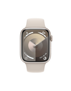 Apple Watch Series 9 45 mm Digital 396 x 484 Pixeles Pantalla táctil 4G Beige Wifi GPS (satélite) 2