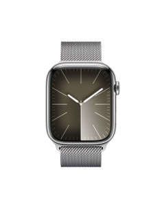 Apple Watch Series 9 45 mm Digital 396 x 484 Pixeles Pantalla táctil 4G Plata Wifi GPS (satélite) 2