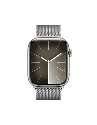 Apple Watch Series 9 45 mm Digital 396 x 484 Pixeles Pantalla táctil 4G Plata Wifi GPS (satélite)