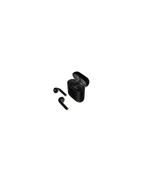 AURICULARES BLUETOOTH MUVIT AIRPODS ESTUCHE DE CARGA 600MAH NEGROS MUHPH0122