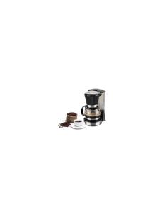 CAFETERA DE GOTEO JATA 600W 2/8 TAZAS FILTRO PERMANENTE DEPOSITO AGUA GRADUADO JARRA DE CRISTAL CON TAPA NEGRA CA288N 2