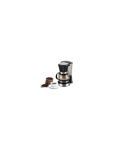 CAFETERA DE GOTEO JATA 600W 2/8 TAZAS FILTRO PERMANENTE DEPOSITO AGUA GRADUADO JARRA DE CRISTAL CON TAPA NEGRA CA288N