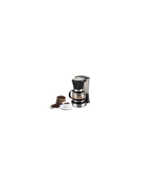 CAFETERA DE GOTEO JATA 600W 2/8 TAZAS FILTRO PERMANENTE DEPOSITO AGUA GRADUADO JARRA DE CRISTAL CON TAPA NEGRA CA288N