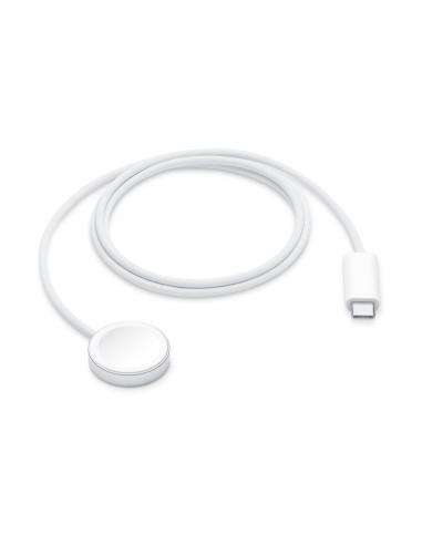 Apple MT0H3TY A cargador de dispositivo móvil Reloj inteligente Blanco USB Cargador inalámbrico Carga rápida Interior