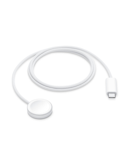 Apple MT0H3TY A cargador de dispositivo móvil Reloj inteligente Blanco USB Cargador inalámbrico Carga rápida Interior